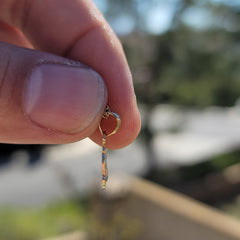 Colgante Mi Amor de plata de ley (bañado en rodio o oro amarillo)