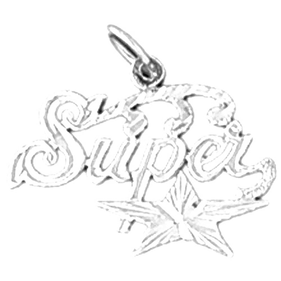 Sterling Silver Super Pendant