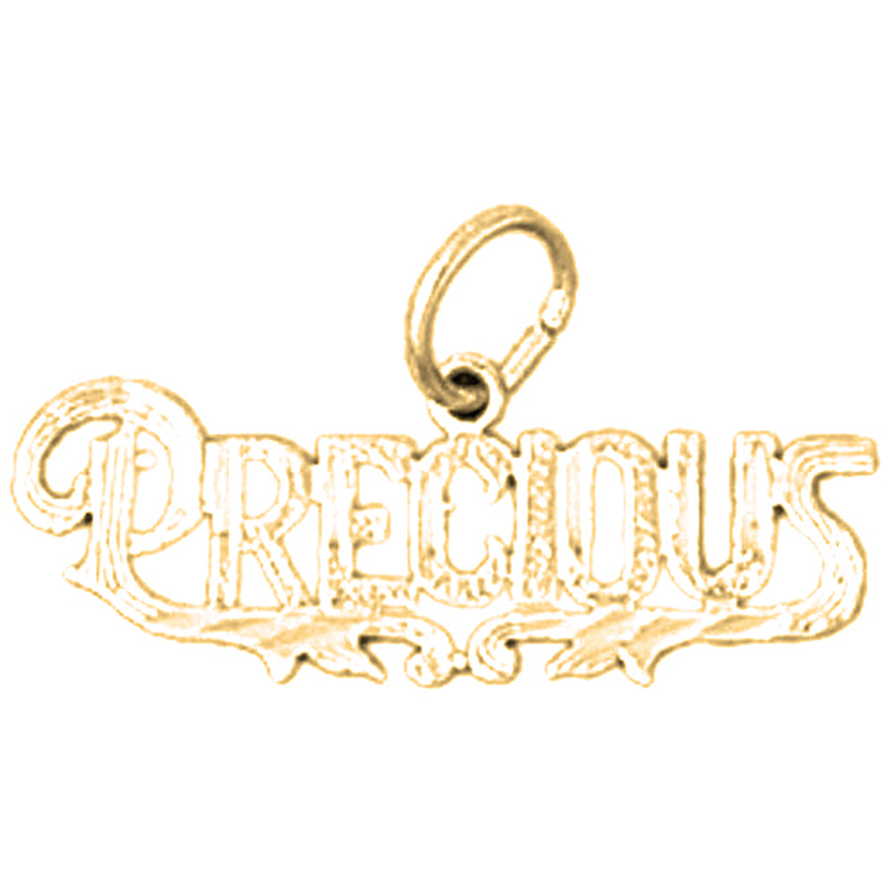 Yellow Gold-plated Silver Precious Pendant