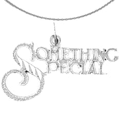 Colgante Alguien especial de plata de ley (bañado en rodio o oro amarillo)