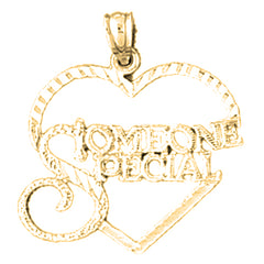 Yellow Gold-plated Silver Someone Special Pendant