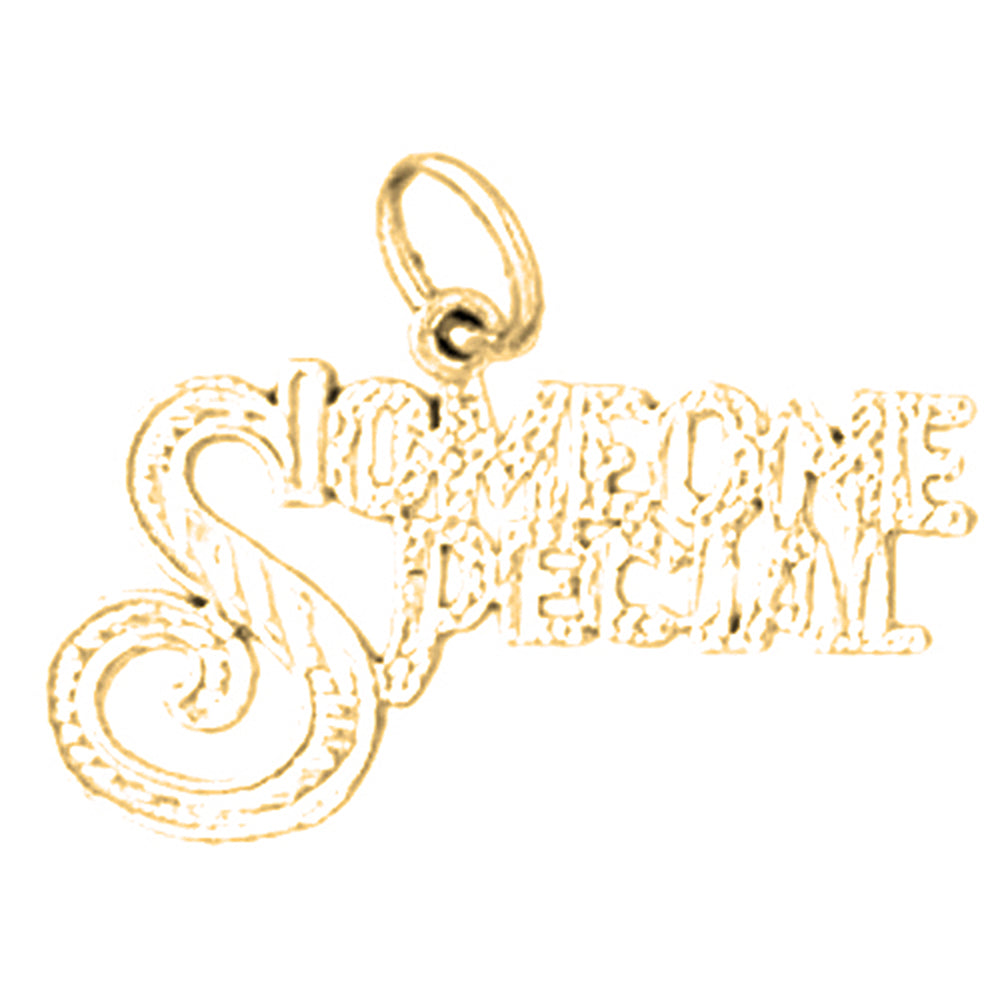 Yellow Gold-plated Silver Someone Special Pendant