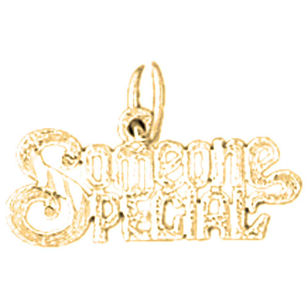 Yellow Gold-plated Silver Someone Special Pendant