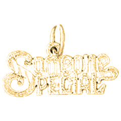 Yellow Gold-plated Silver Someone Special Pendant
