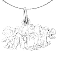 Sterling Silver Someone Special Pendant (Rhodium or Yellow Gold-plated)