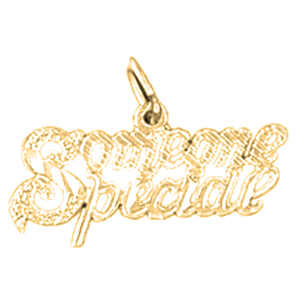 Yellow Gold-plated Silver Someone Special Pendant