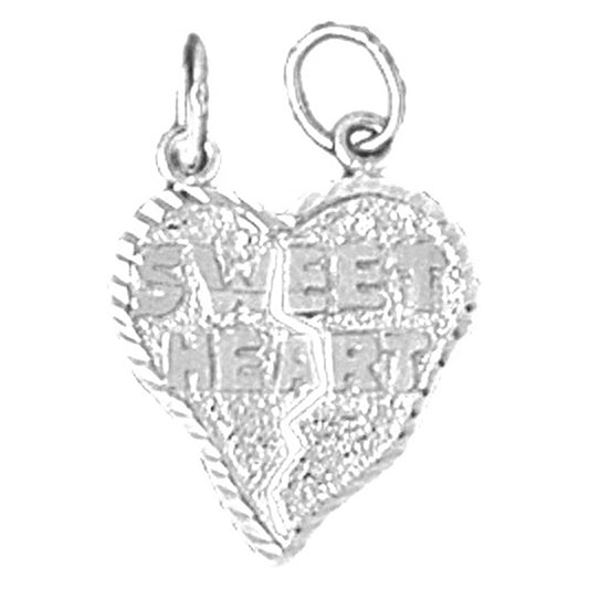 Sterling Silver Saying Pendant