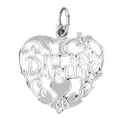 Sterling Silver Saying Pendant