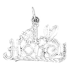 Sterling Silver Saying Pendant