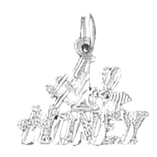 Sterling Silver Saying Pendant