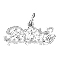 Sterling Silver Saying Pendant