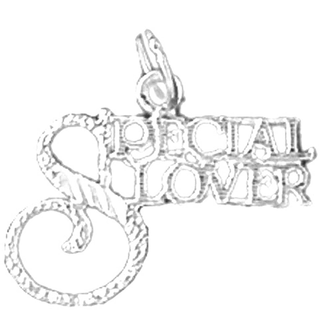 Sterling Silver Saying Pendant