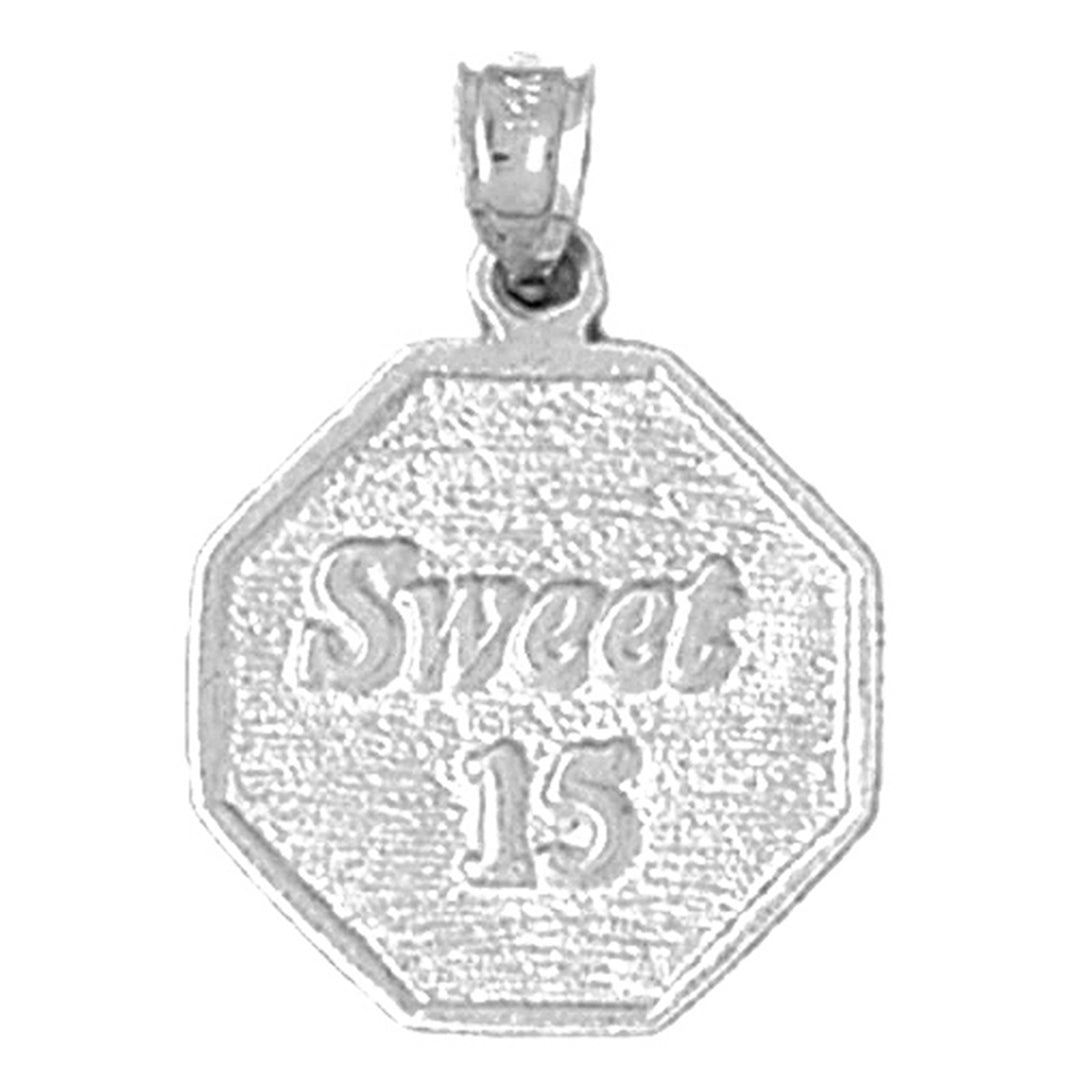 Sterling Silver Sweet 15 Pendant