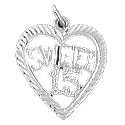 Sterling Silver Sweet 15 Pendant