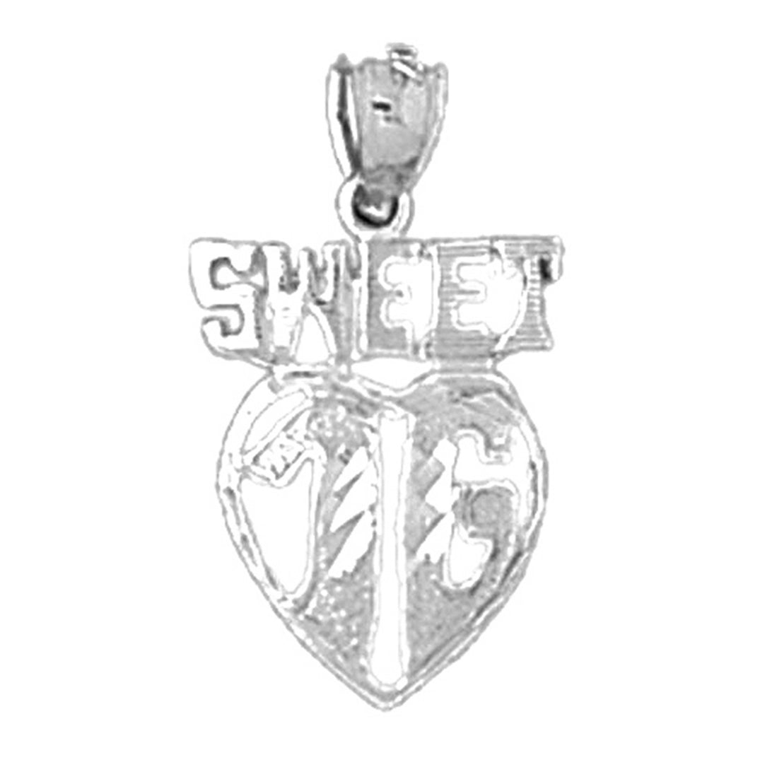Sterling Silver Sweet 16 Pendant