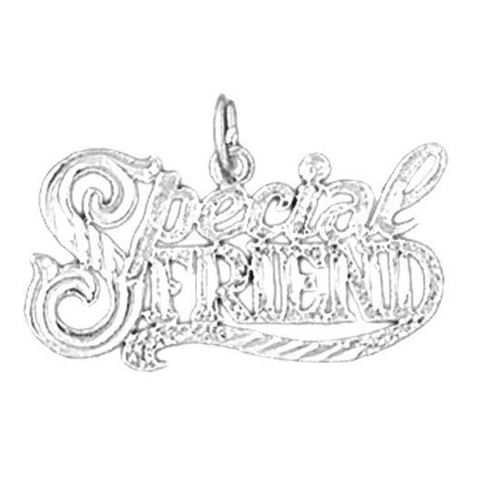 Sterling Silver Special Friend Pendant