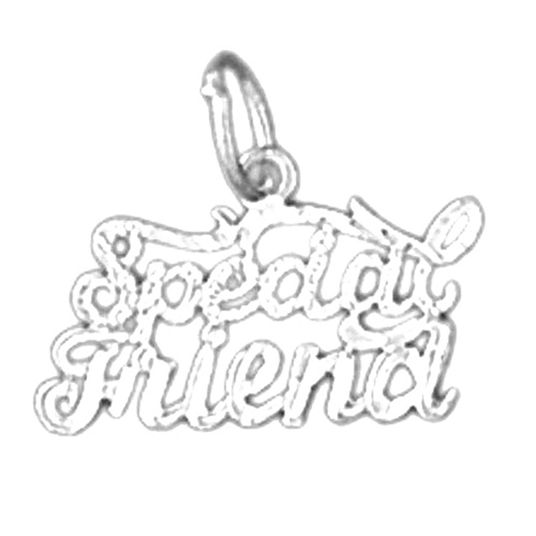 Sterling Silver Special Friend Pendant