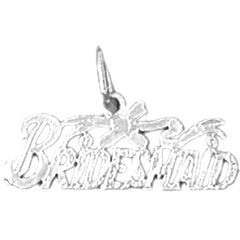 Sterling Silver Bridesmaid Pendant