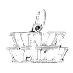 Sterling Silver Saying Pendant