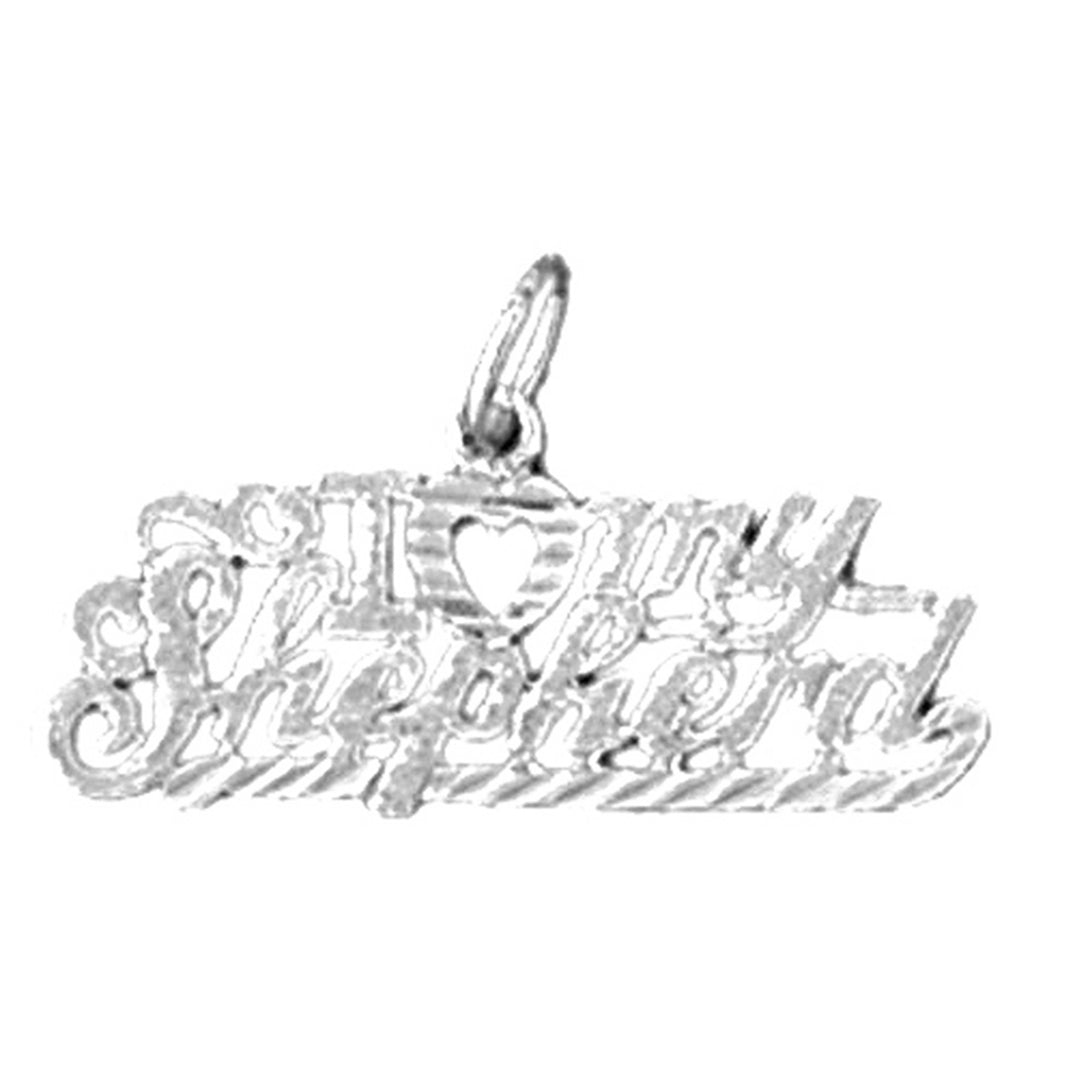 Sterling Silver Saying Pendant