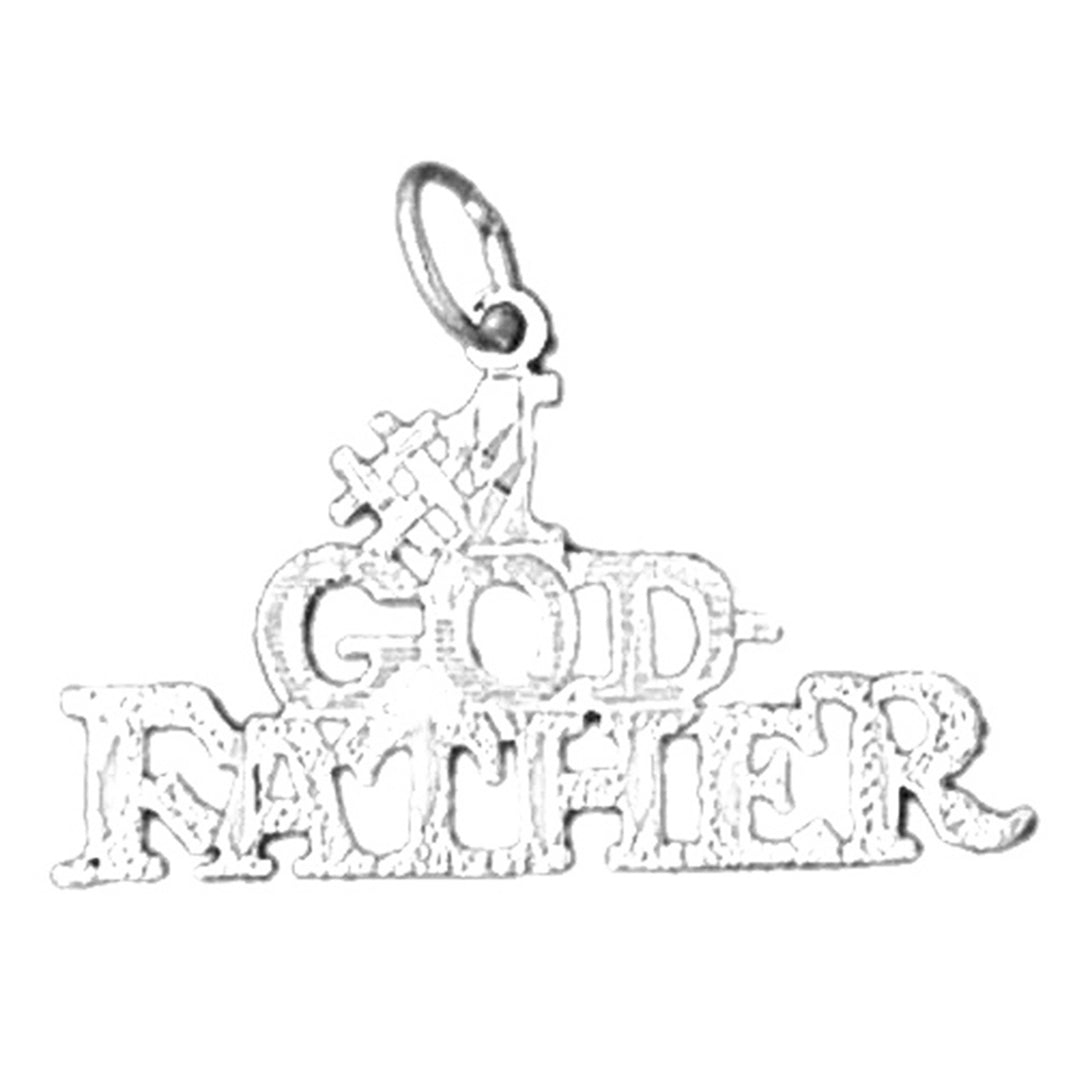 Sterling Silver Saying Pendant