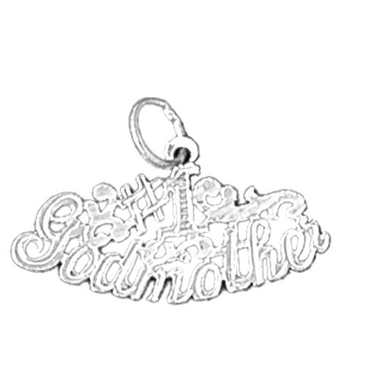 Sterling Silver Saying Pendant