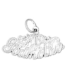 Sterling Silver Saying Pendant