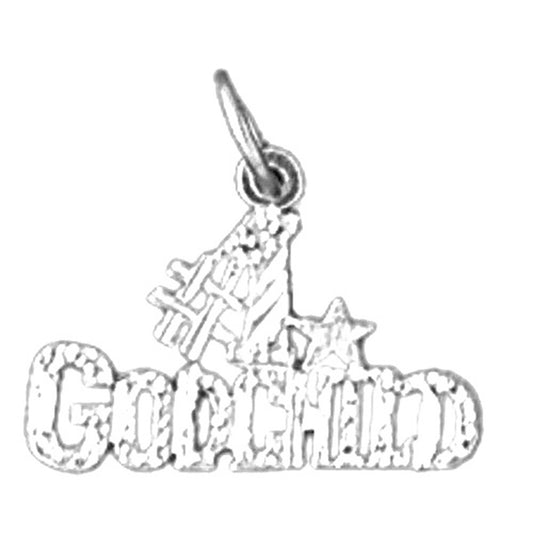 Sterling Silver Saying Pendant