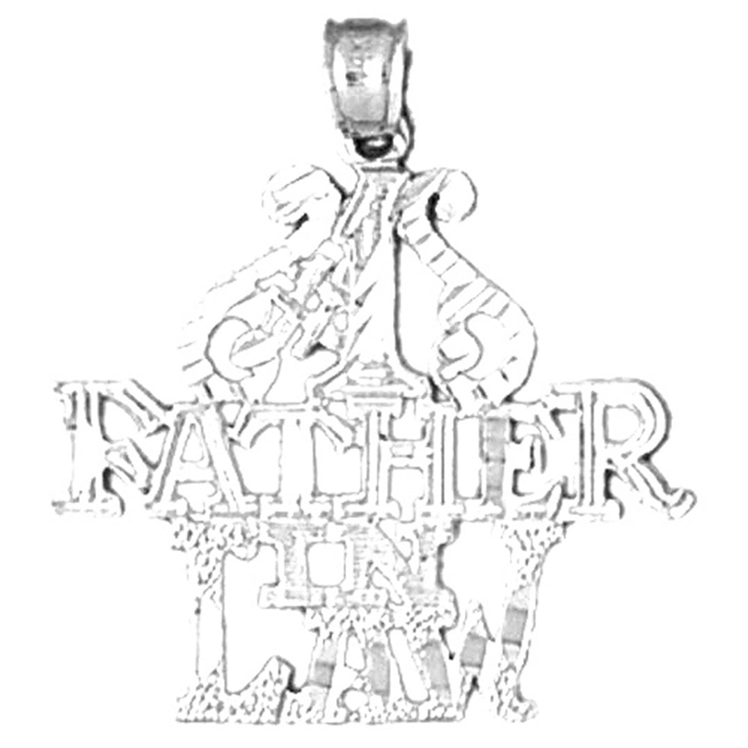 Sterling Silver Saying Pendant