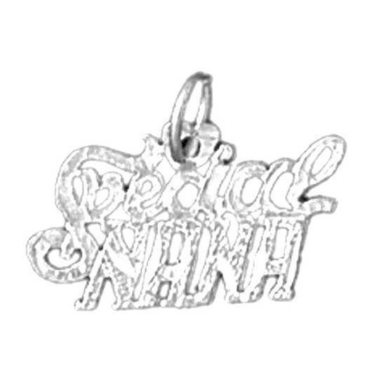 Sterling Silver Saying Pendant