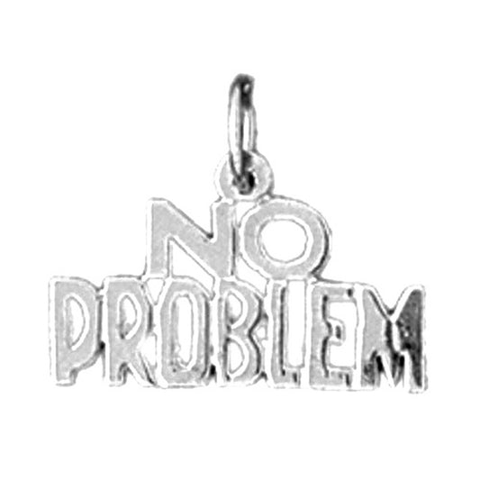 Sterling Silver Saying Pendant