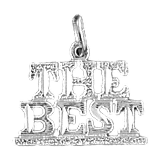 Sterling Silver Saying Pendant