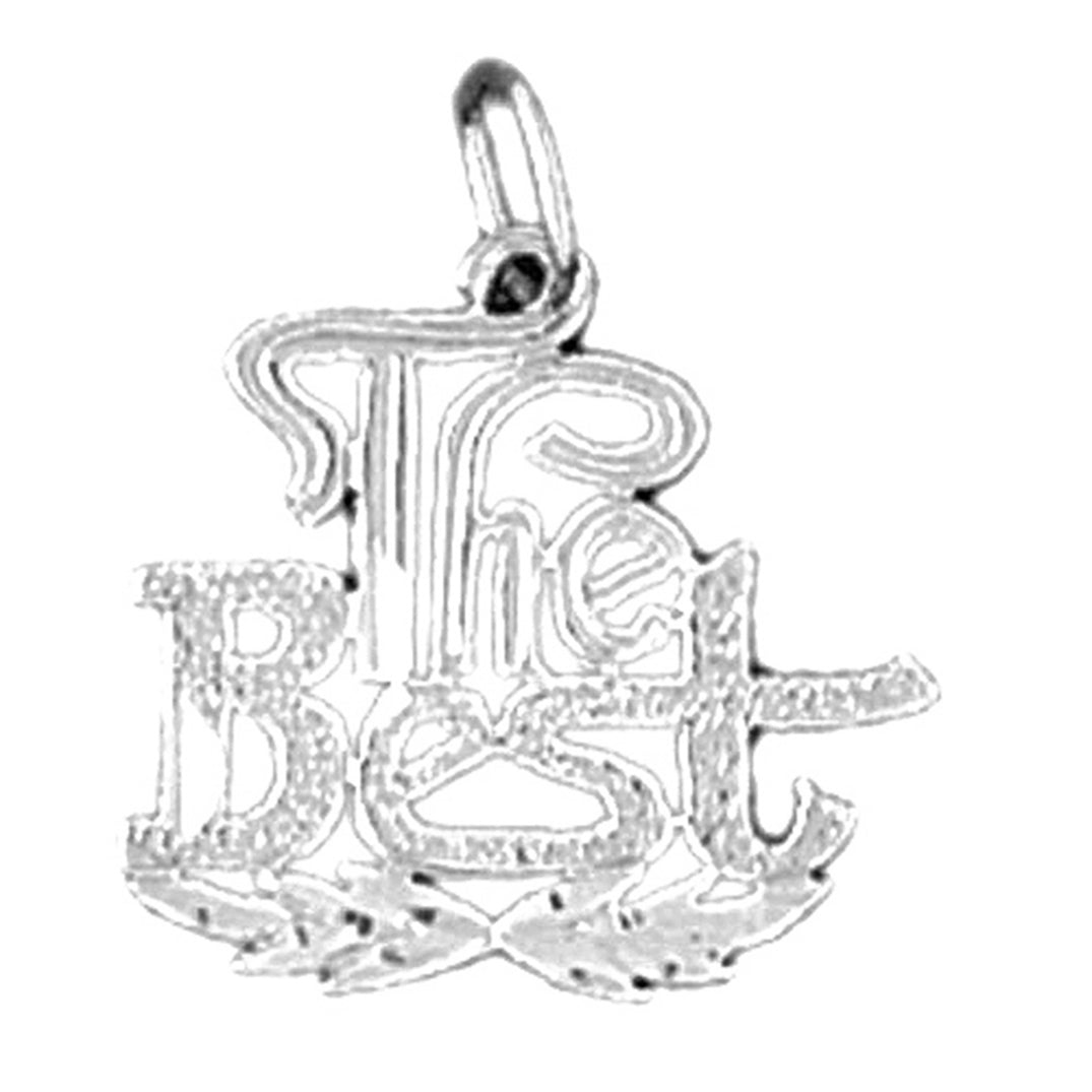 Sterling Silver Saying Pendant