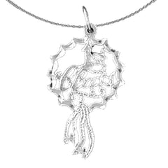 Anhänger mit Spruch 1. Klasse aus Sterlingsilber (rhodiniert oder gelbvergoldet)