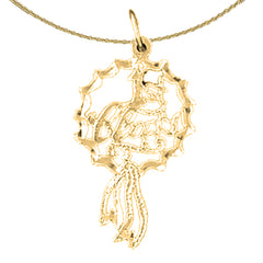 Anhänger mit Spruch 1. Klasse aus Sterlingsilber (rhodiniert oder gelbvergoldet)