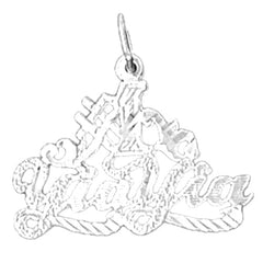 Sterling Silver Saying Pendant