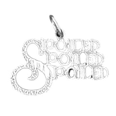 Sterling Silver Saying Pendant