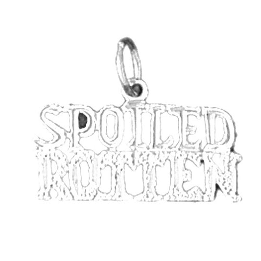 Sterling Silver Saying Pendant