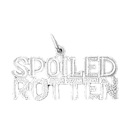 Sterling Silver Saying Pendant