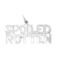 Sterling Silver Saying Pendant