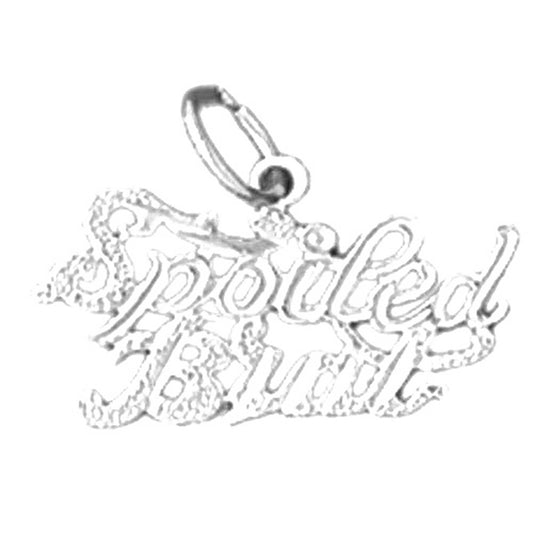 Sterling Silver Saying Pendant