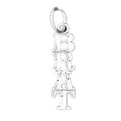 Sterling Silver Saying Pendant