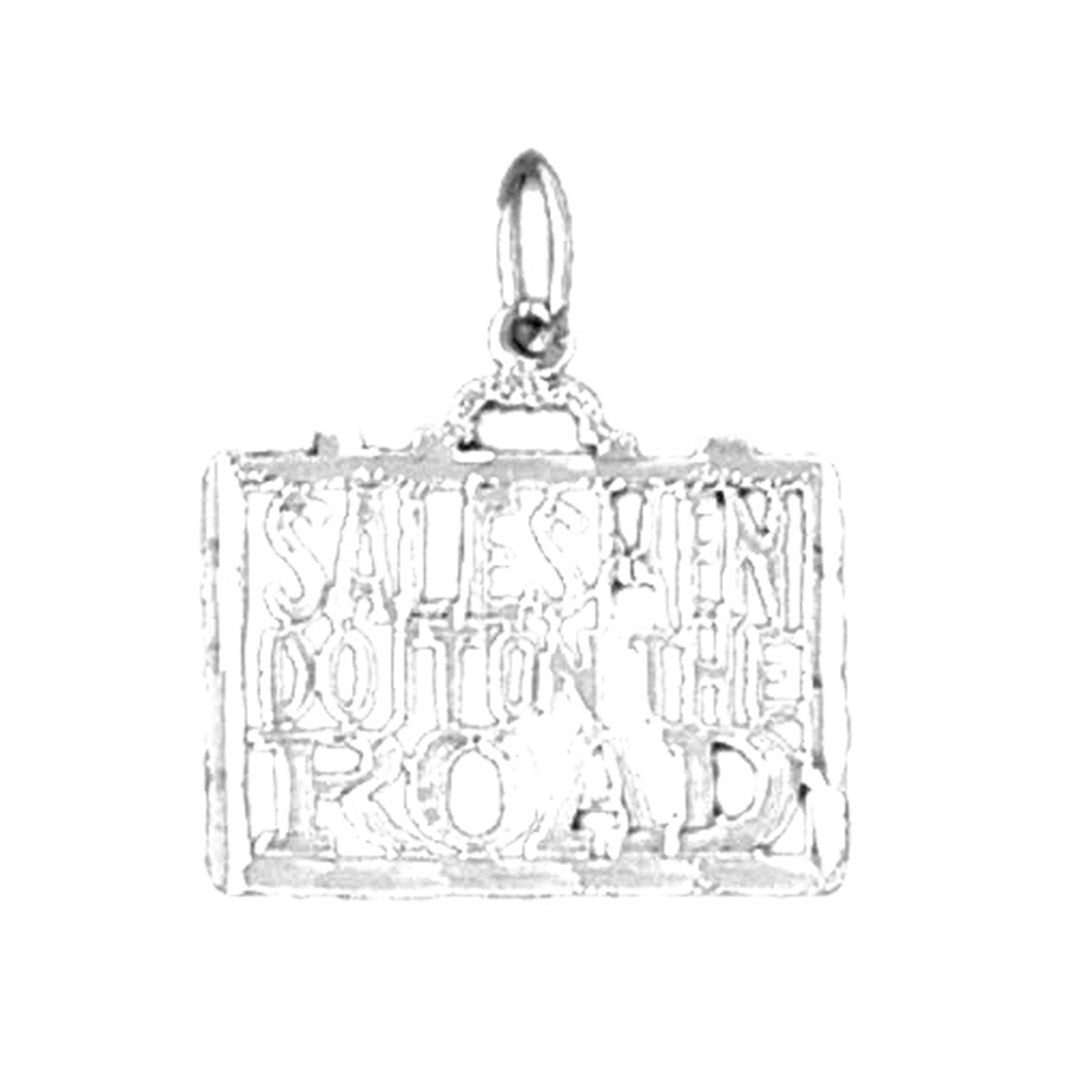 Sterling Silver Saying Pendant