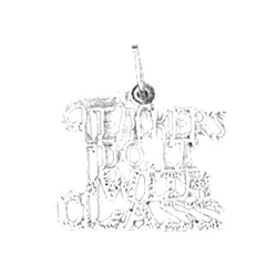 Sterling Silver Saying Pendant