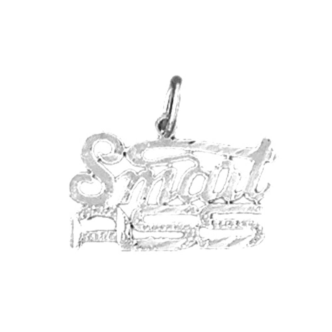 Sterling Silver Saying Pendant
