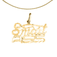 Colgante con frase en plata de ley (chapado en rodio o oro amarillo)