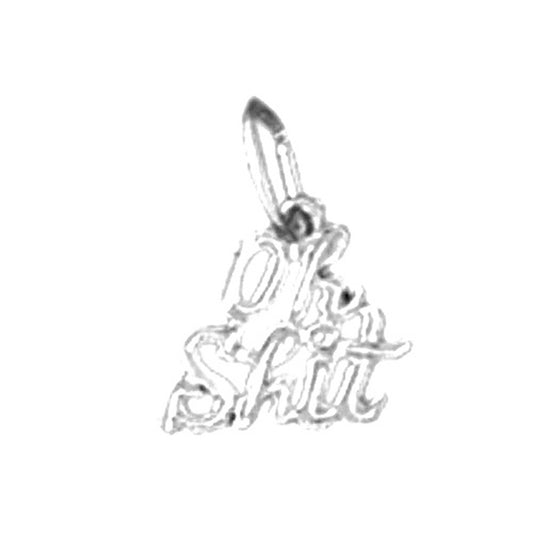 Sterling Silver Saying Pendant