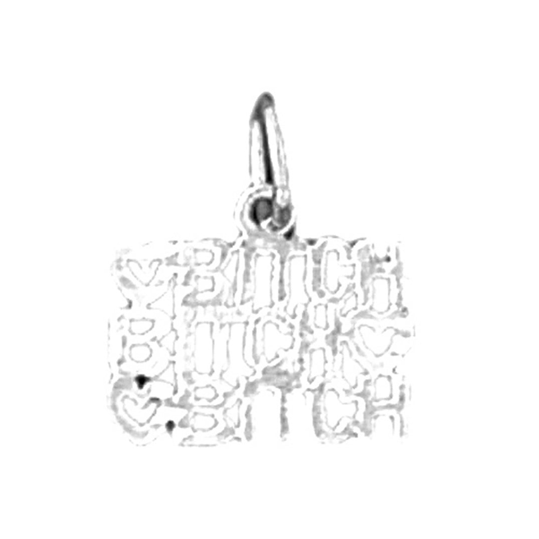 Sterling Silver Saying Pendant