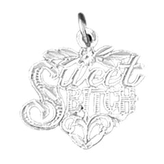 Sterling Silver Saying Pendant