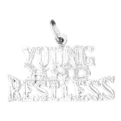 Sterling Silver Saying Pendant